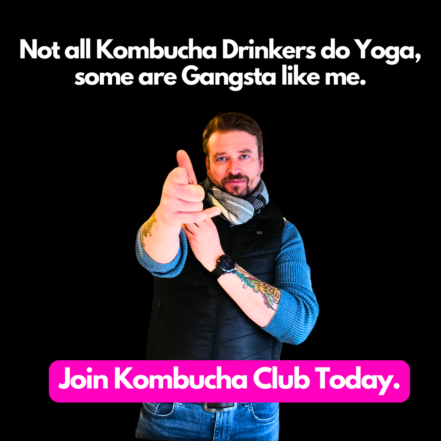 Kombucha Club at Functional Drinks Club with the Founder Kev