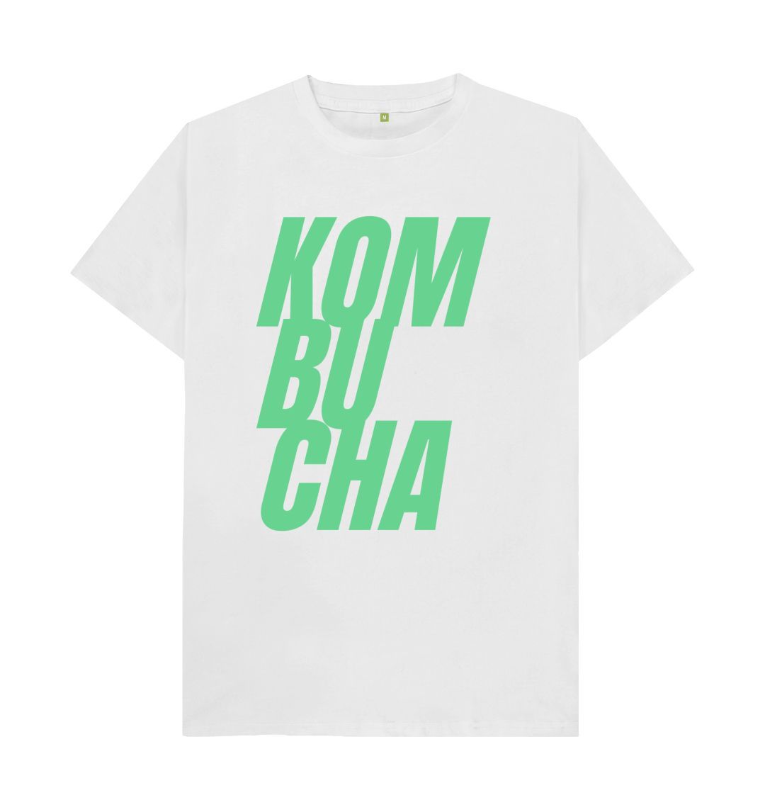 Kombucha White Unisex T-Shirt - Functional Drinks Club